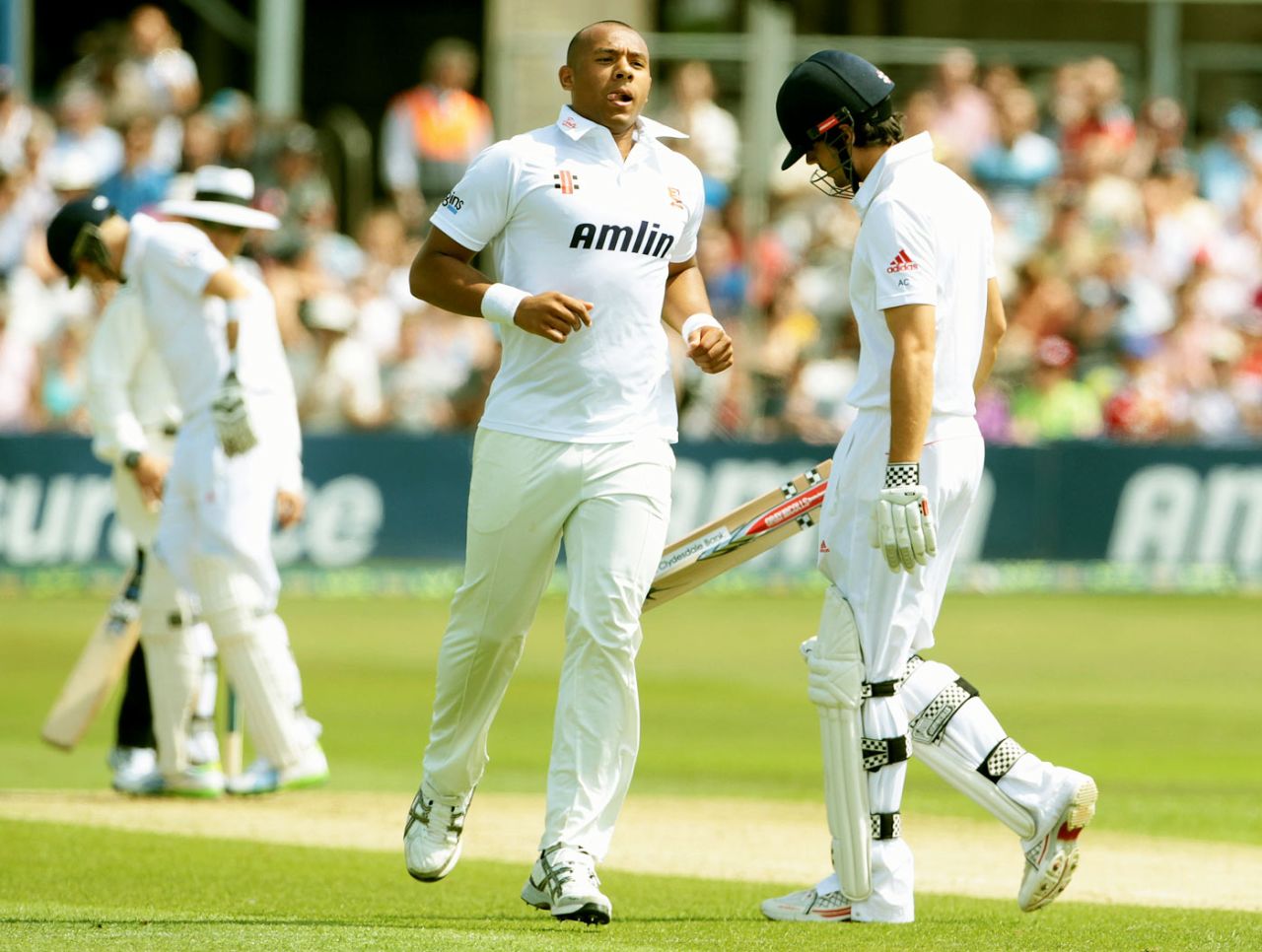 Tymal Mills had Alastair Cook caught behind for 18, Essex v England, 1st day, Chelmsford, June 30, 2013