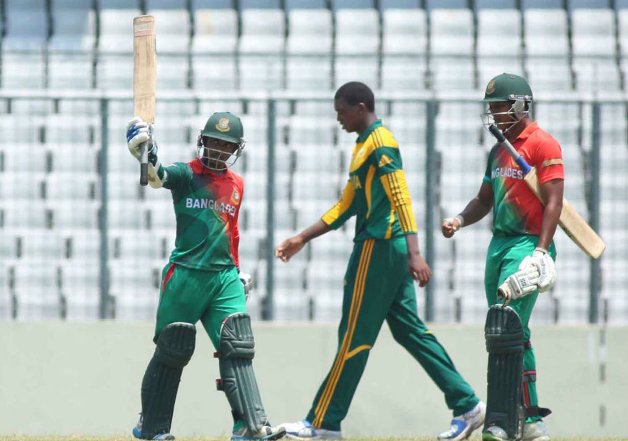 Bangladesh took a 2-0 lead after a big win, Bangladesh U-19 v South Africa U-19, Mirpur, April 8, 2015 