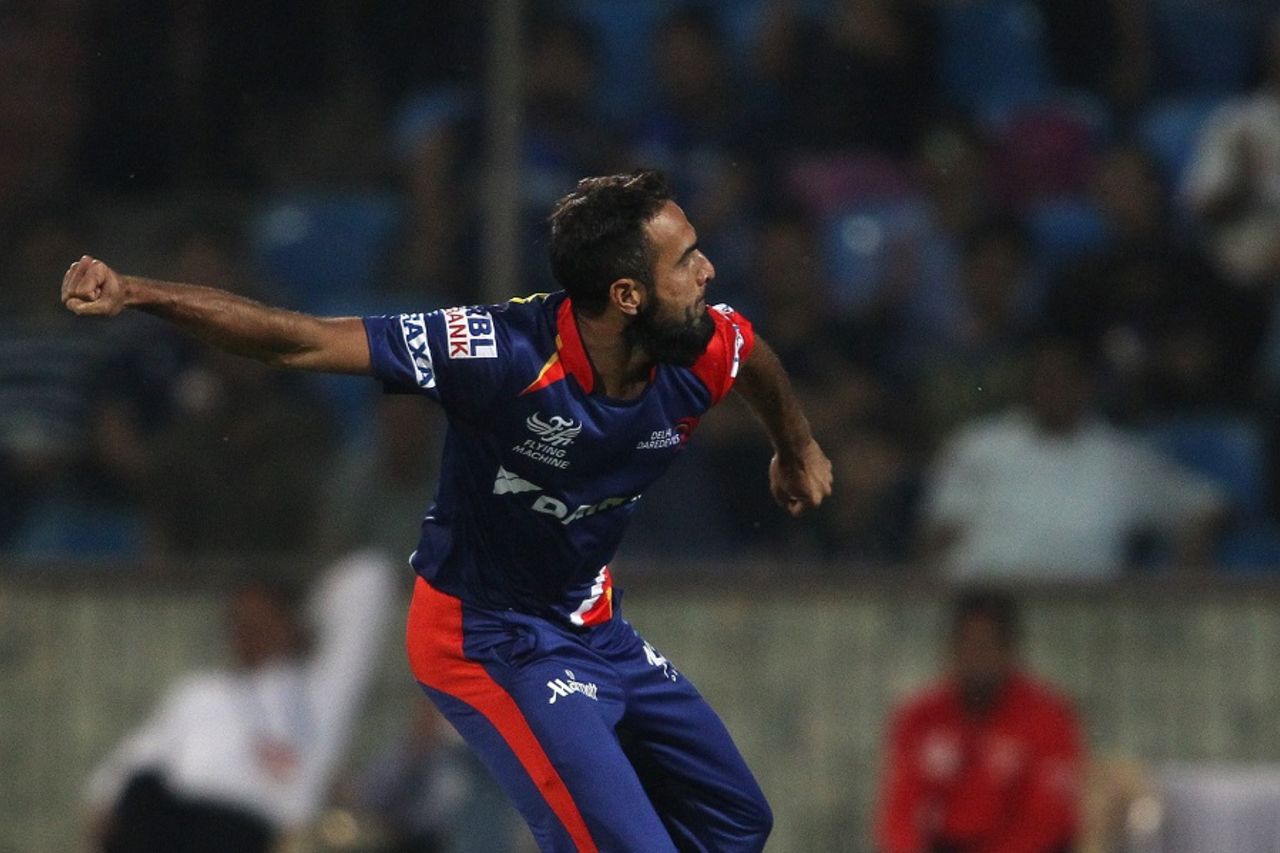 Imran Tahir picked up four wickets, Delhi Daredevils v Rajasthan Royals, IPL 2015, Delhi, April 12, 2015