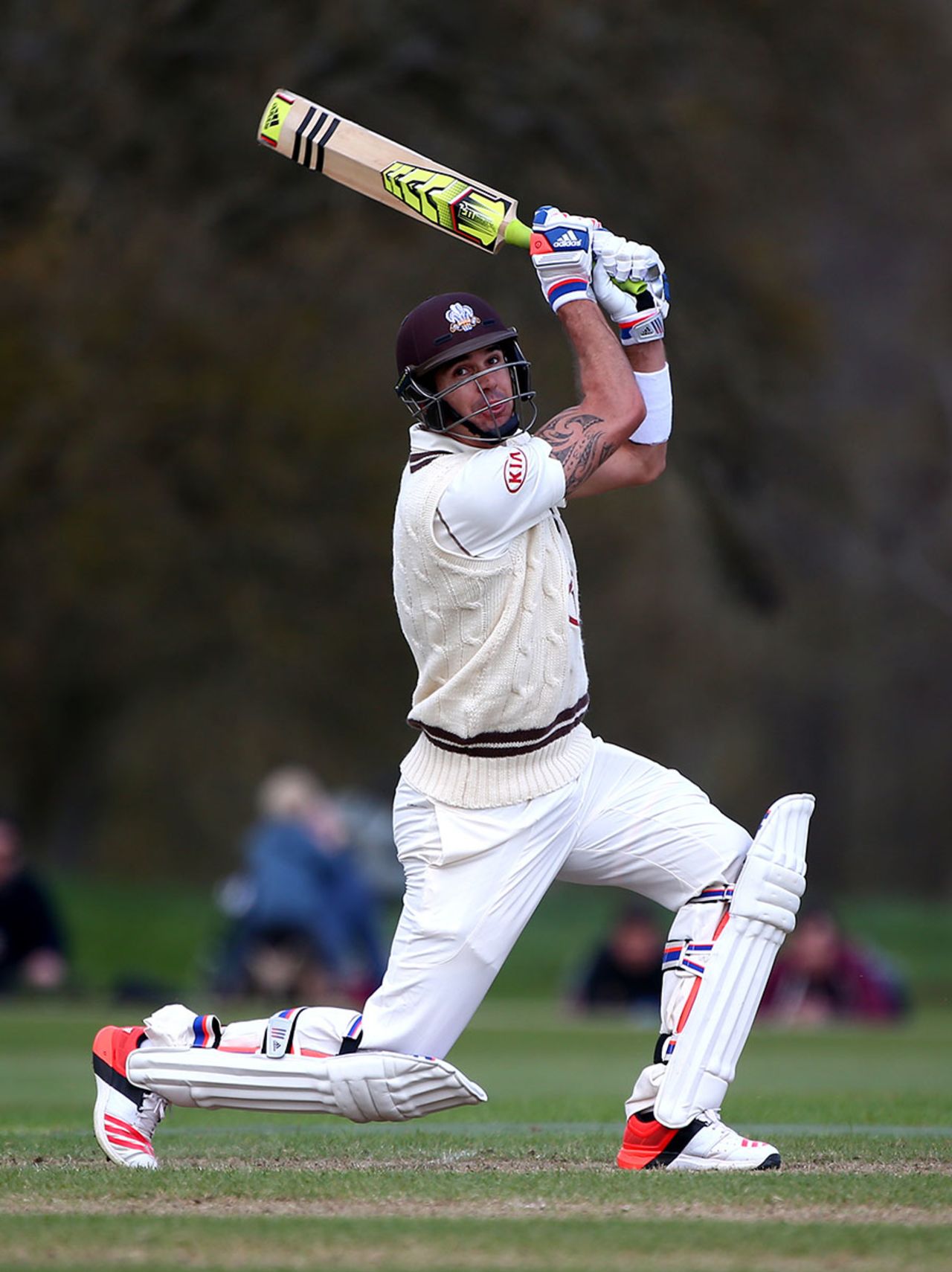 Guess who's back? Kevin Pietersen made a century on his return for Surrey, Oxford MCCU v Surrey, The Parks, April 12, 2015