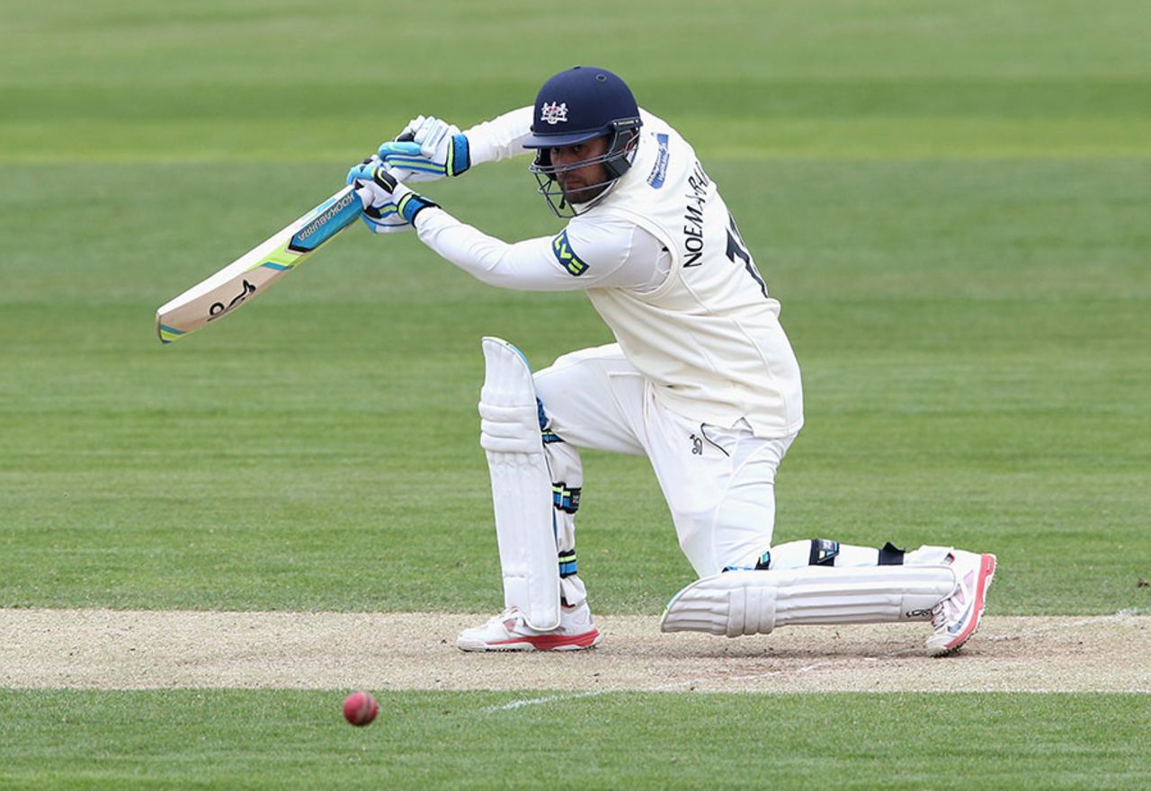 Kieran Noema-Barnett was playing his first innings in county cricket, Northamptonshire v Gloucestershire, County Championship Division Two, Wantage Road, 2nd day, April 13, 2015