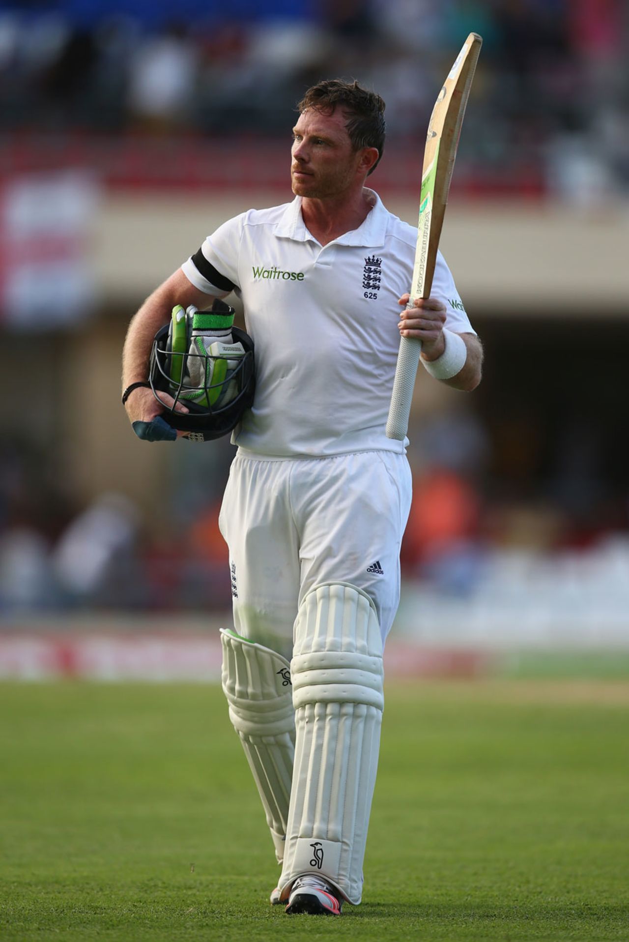 Ian Bell fell late in the day for 143, West Indies v England, 1st Test, North Sound, April 13, 2015