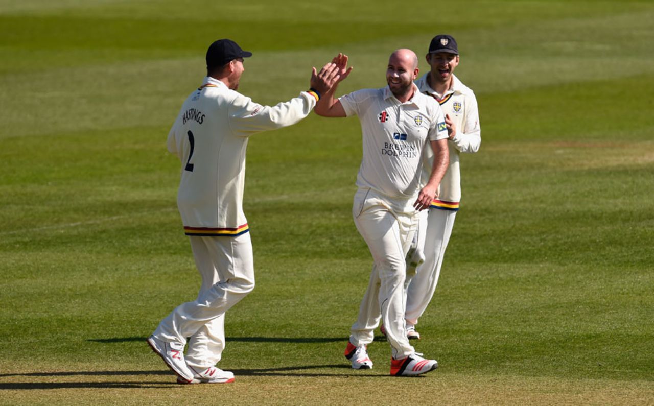 Chris Rushworth picked up six-for, Somerset v Durham, Championship, Division One, Taunton, 3rd day, April 14, 2015