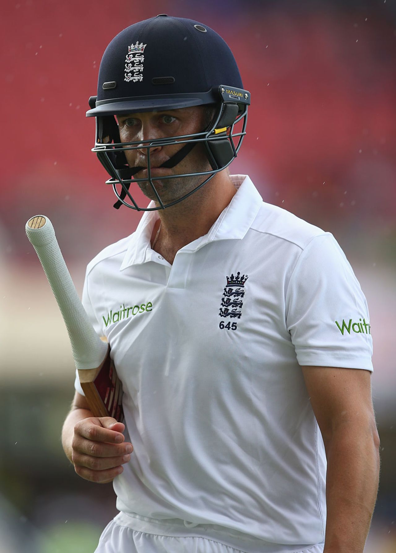 Jonathan Trott failed for the second time in the match, West Indies v England, 1st Test, North Sound, 3rd day, April 15, 2015