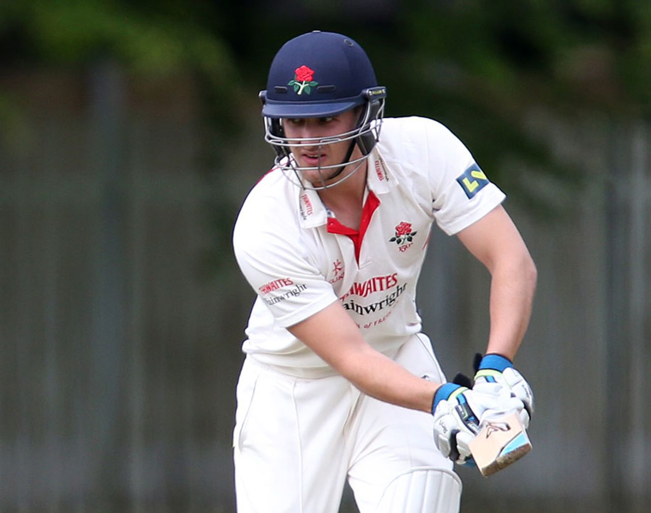 Liam Livingstone in action, Lancashire 2nd XI v Cheshire XI, May 15, 2014