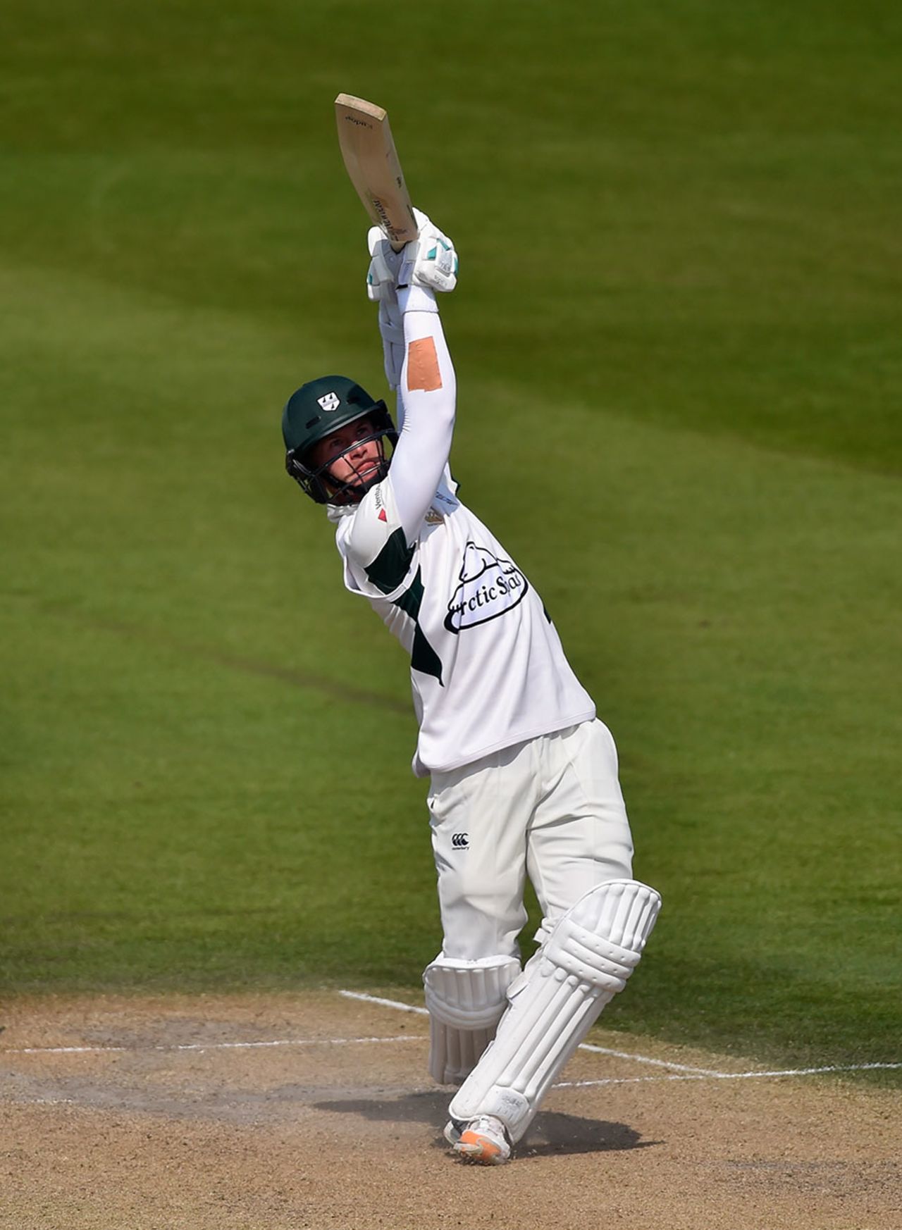 Alexei Kervezee played a vital knock from No. 6, Sussex v Worcestershire, County Championship Division One, Hove, 2nd day, April 20, 2015
