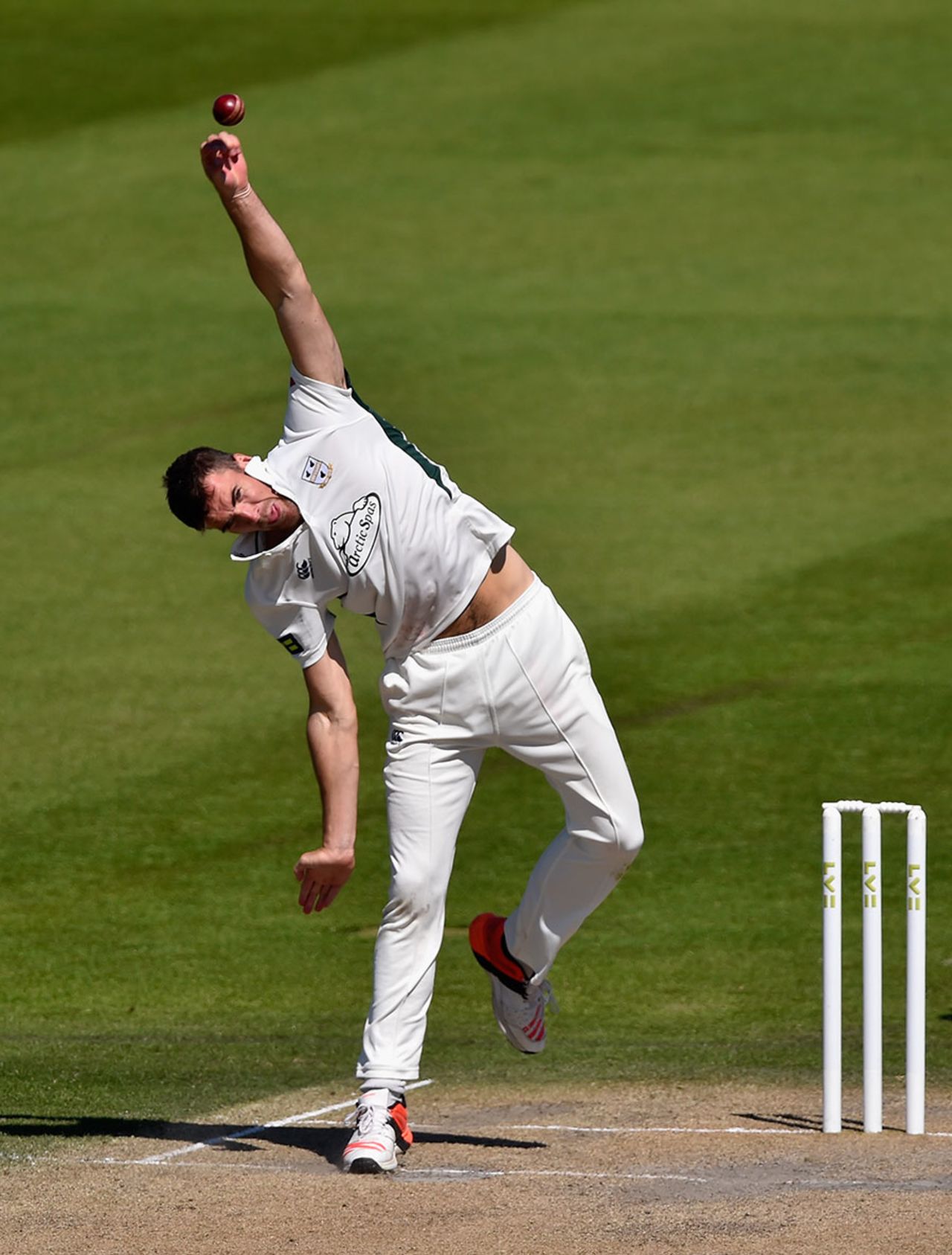 Jack Shantry was given the second new ball, Sussex v Worcestershire, County Championship Division One, Hove, 3rd day, April 21, 2015