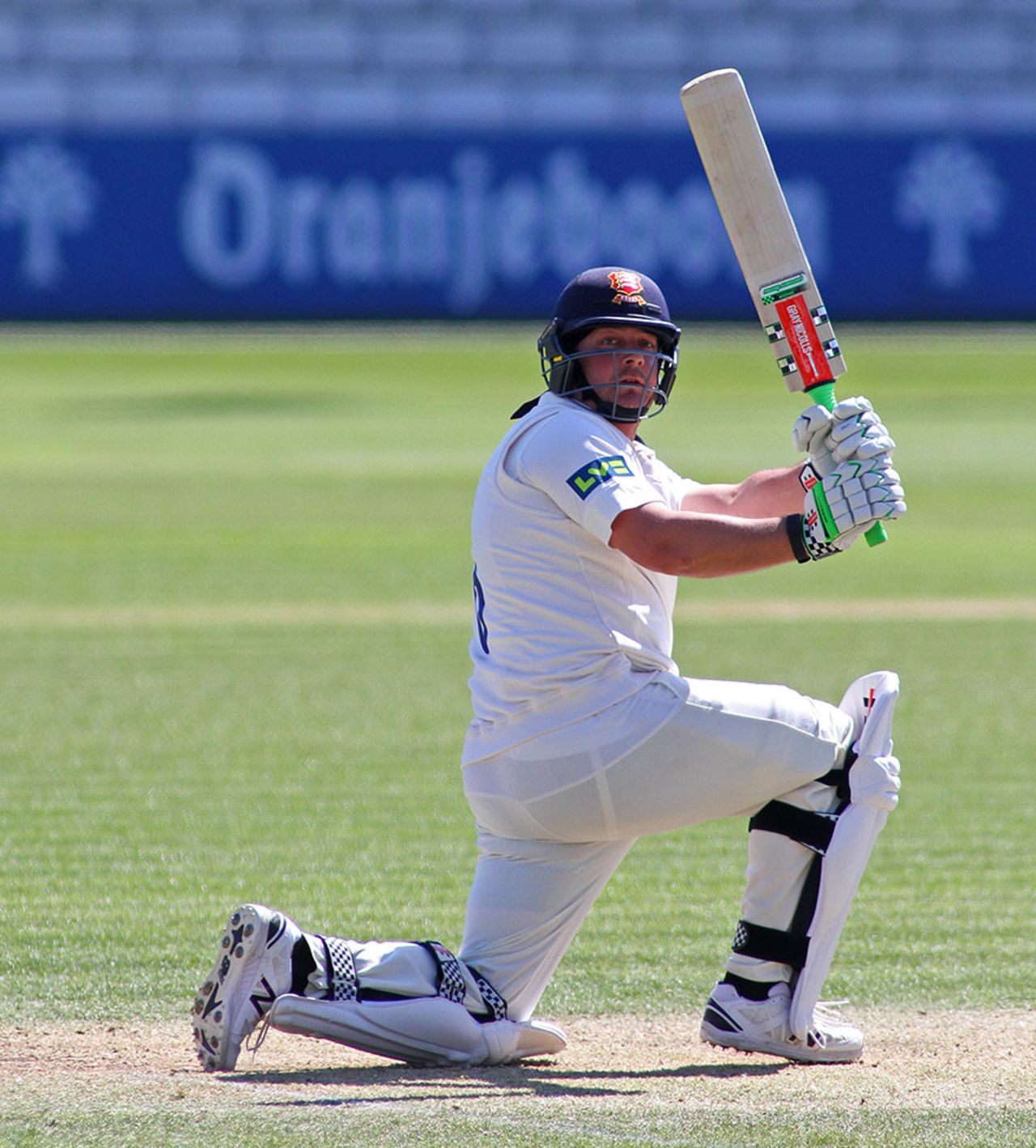 Jesse Ryder's six drew the scores level, Essex v Kent, County Championship Division Two, Chelmsford, 3rd day, April 21, 2015