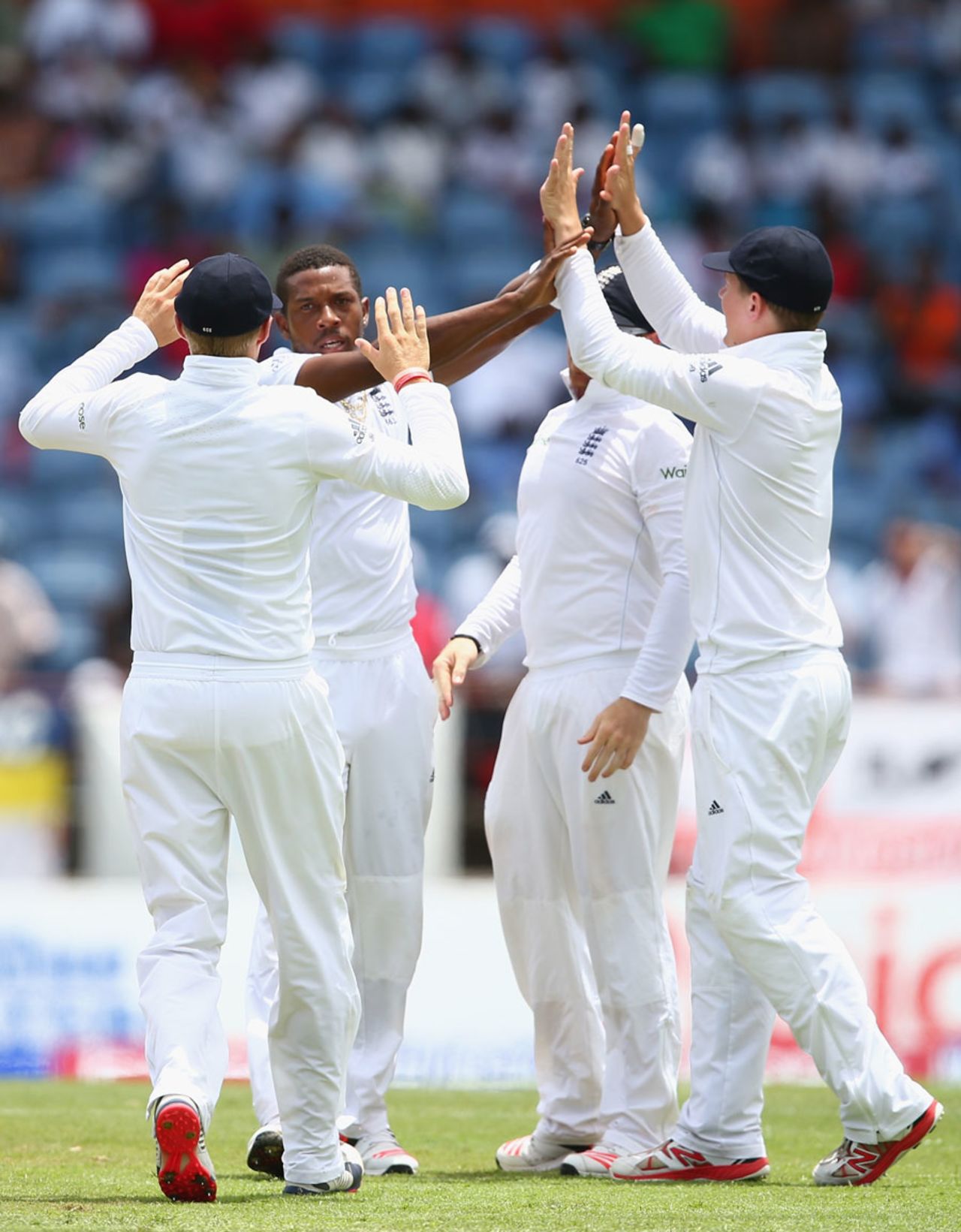 Chris Jordan struck in his second over, West Indies v England, 2nd Test, St George's, 1st day, April 21, 2015