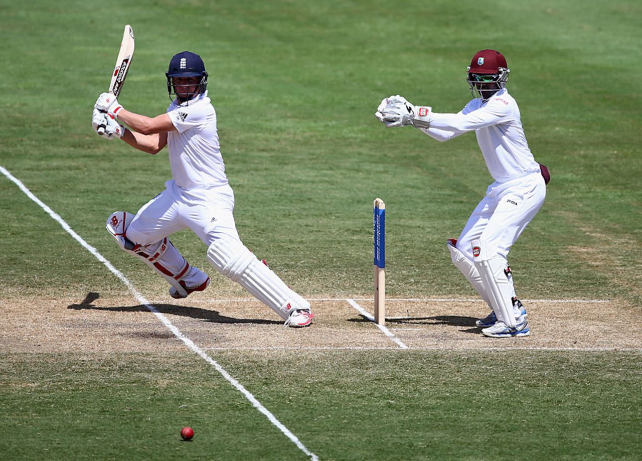 Gary Ballance was again a solid presence at No. 3, West Indies v England, 2nd Test, St George's, 3rd day, April 23, 2015