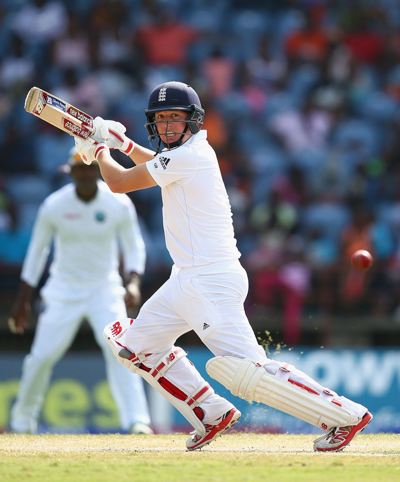 Gary Ballance went to a half-century as England cruised to victory, West Indies v England, 2nd Test, St George's, 5th day, April 25, 2015
