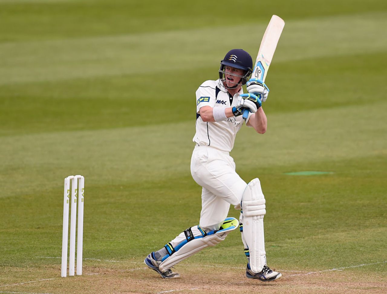 Nick Gubbins guided Middlesex's reply, Somerset v Middlesex, County Championship, Division One, Taunton, 2nd day, April 27, 2015
