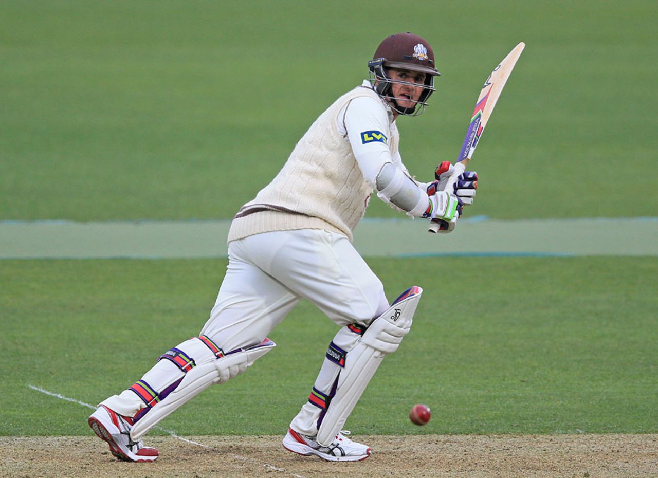 Steven Davies continued his strong start to the season, Surrey v Essex, County Championship, Division Two, Kia Oval, 1st day, April 26, 2015