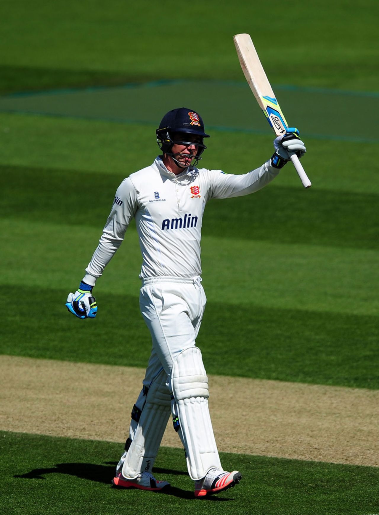 Daniel Lawrence made his maiden first-class hundred, Surrey v Essex, County Championship, Division Two, The Oval, 3rd day, April 28, 2015
