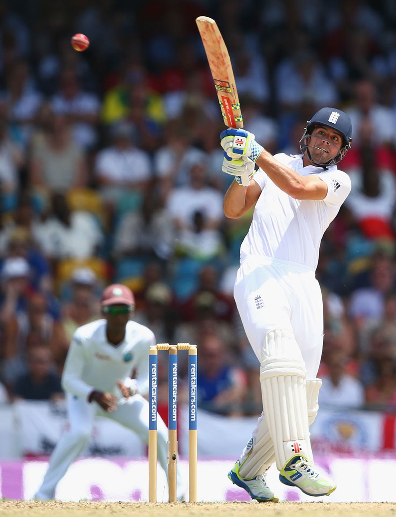 Alastair Cook made a confident start, West Indies v England, 3rd Test, Bridgetown, 1st day, May 1, 2015