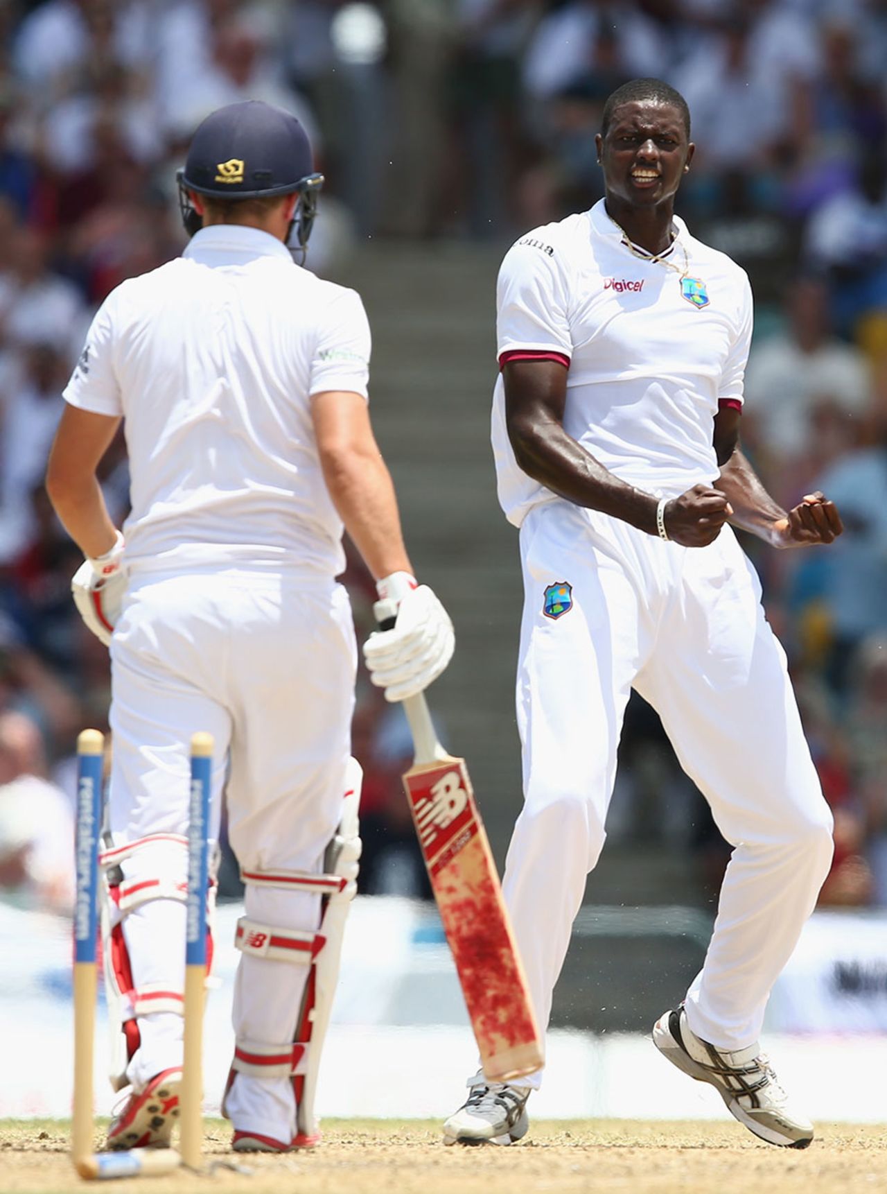 Jason Holder ripped out Gary Ballance's off stump, West Indies v England, 3rd Test, Bridgetown, 1st day, May 1, 2015