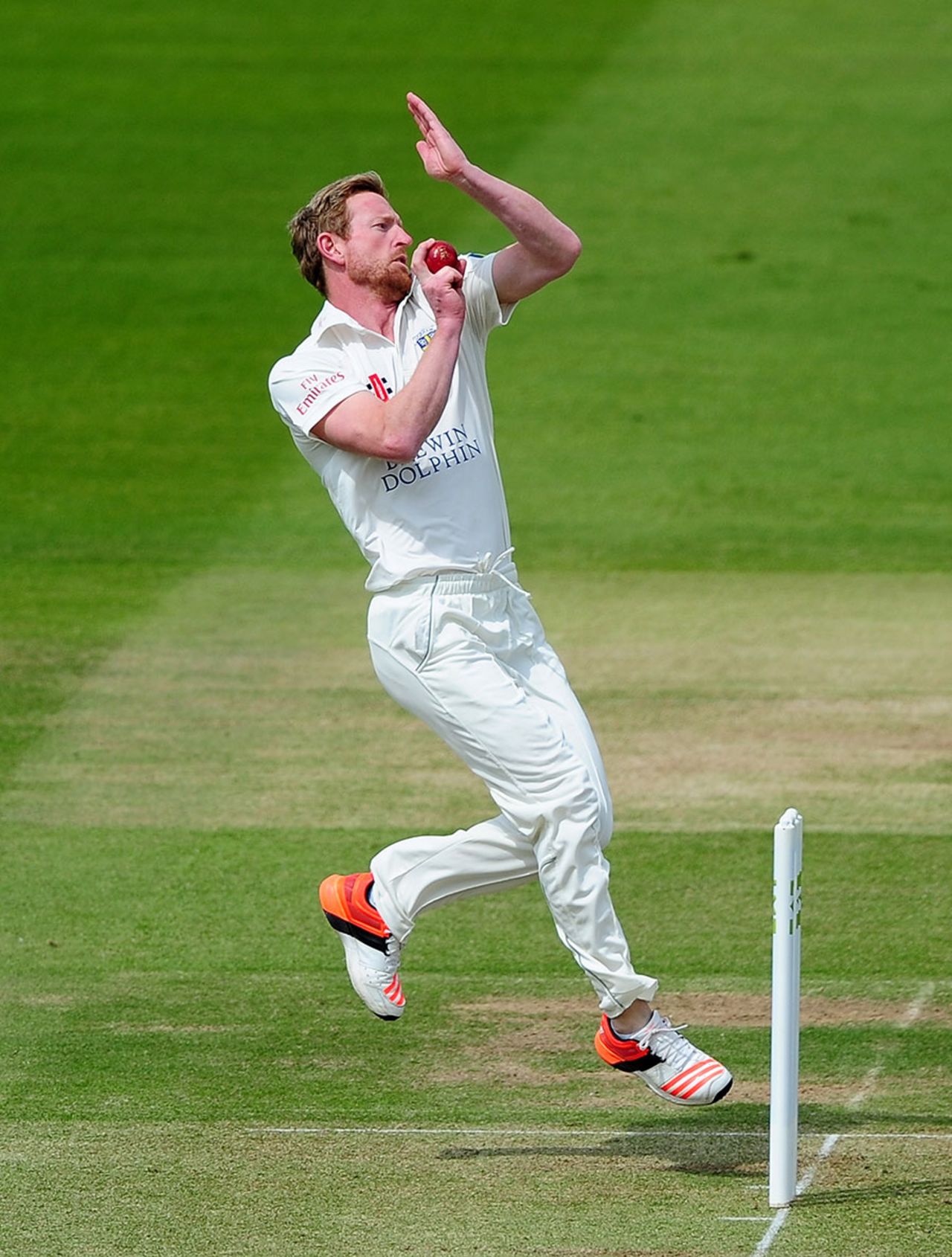 Paul Collingwood bowled seven overs for just one run, Middlesex v Durham, County Championship Division One, Lord's, 1st day, May 2, 2015