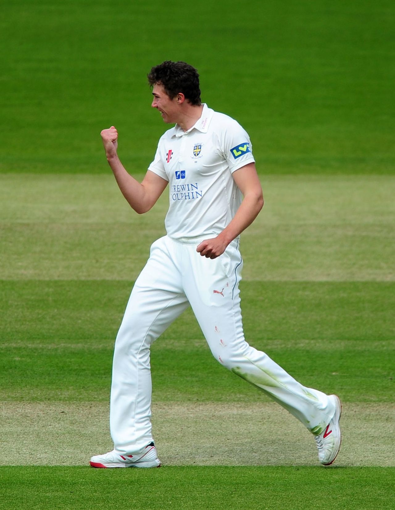 Paul Coughlin made the opening breakthrough, Middlesex v Durham, County Championship, Division One, Lord's, 1st day, May 2, 2015