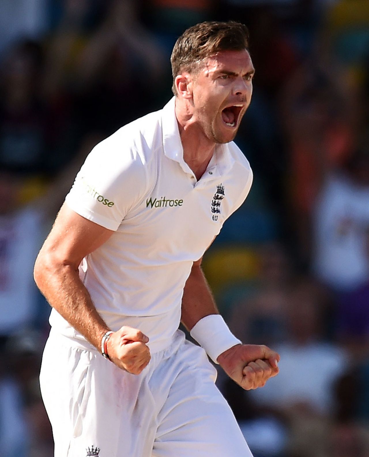James Anderson finished with 6 for 42, West Indies v England, 3rd Test, Bridgetown, 2nd day, May 2, 2015