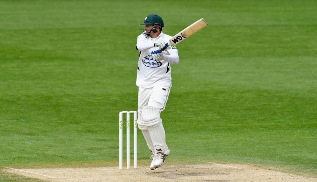 Alex Gidman made a vital half-century, Worcestershire v Somerset, County Championship Division One, New Road, 2nd day, May 4, 2015