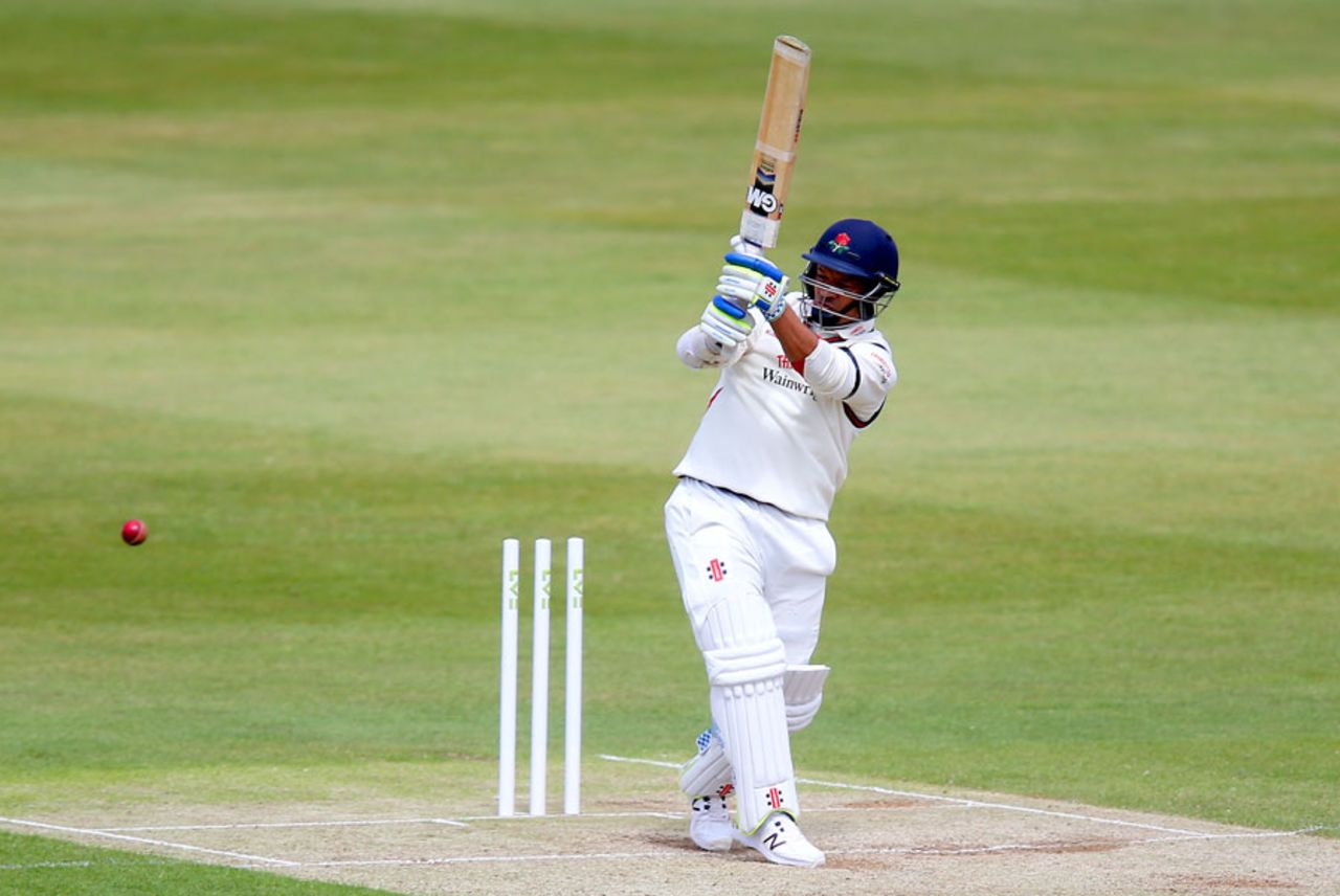 Ashwell Prince clips to leg during his 153, Northamptonshire v Lancashire, County Championship, Division Two, Wantage Road, 3rd day, May 5, 2015