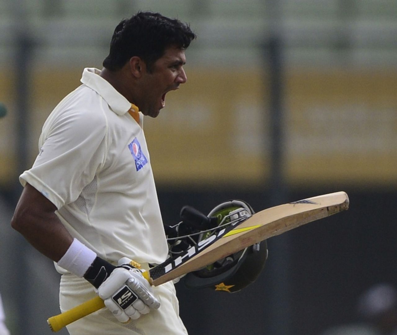 Azhar Ali scored his maiden double-hundred, Bangladesh v Pakistan, 2nd Test, Mirpur, 2nd day, May 7, 2015