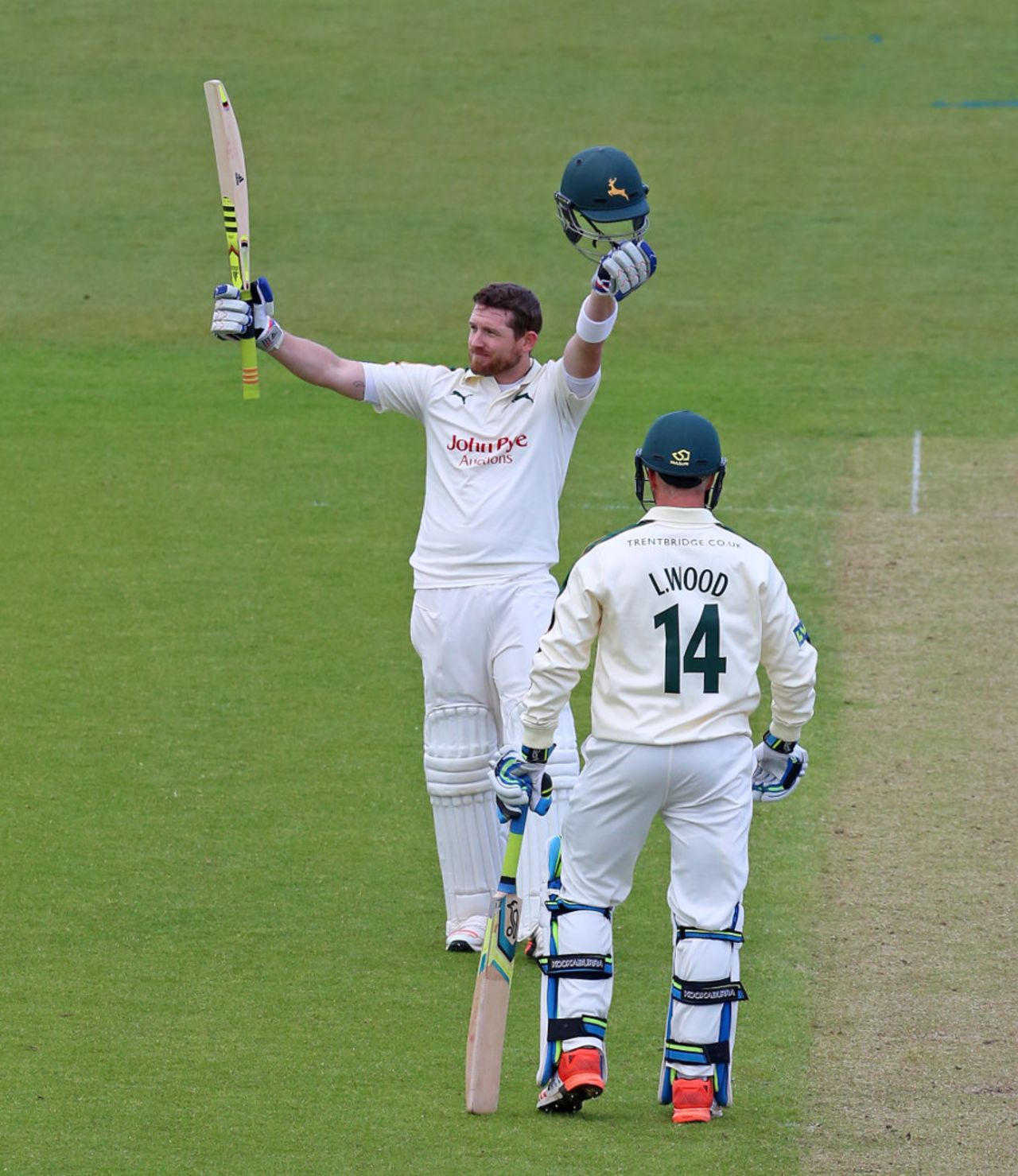 Riki Wessels' hundred helped rescue Nottinghamshire, Durham v Nottinghamshire, County Championship, Division One, 1st day Chester-le-Street, May 10, 2015