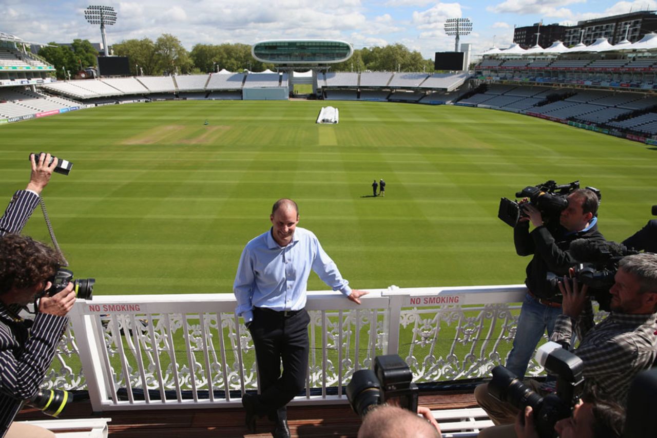 Andrew Strauss is unveiled as England's director of cricket, Lord's, May 12, 2015