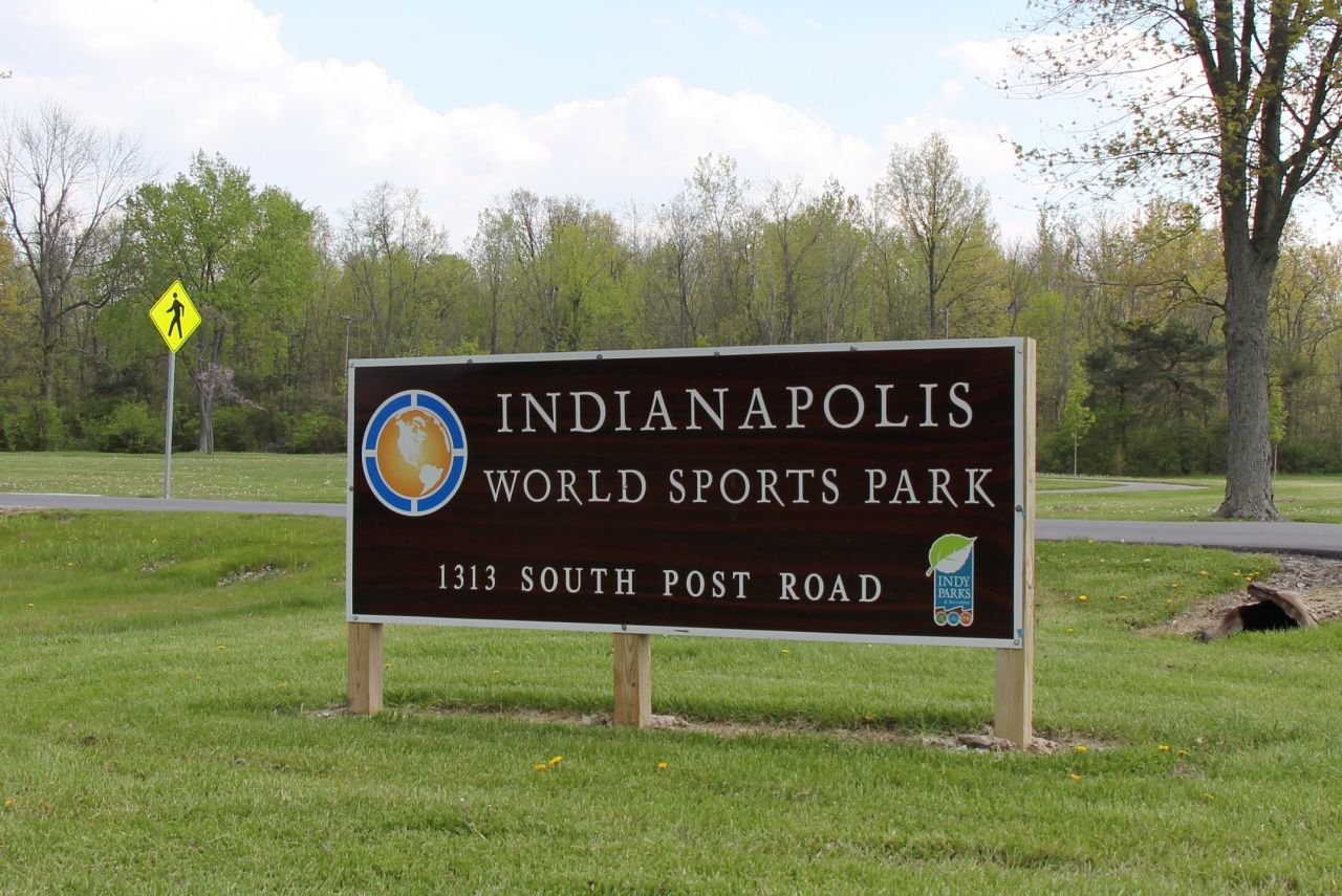 Entrance to Indianapolis World Sports Park, ICC Americas Regional T20, Indianapolis, May 2, 2015
