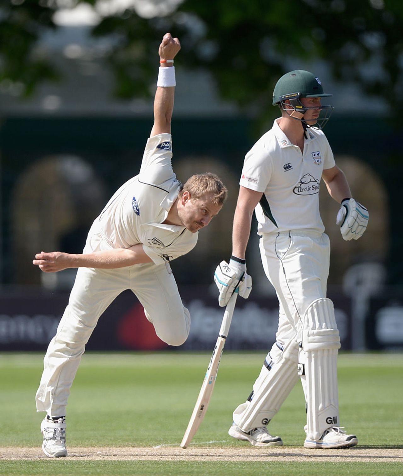 Neil Wagner removed Moeen Ali early on the third day, Worcestershire v New Zealanders, Tour match, New Road, 3rd day, May 16, 2015