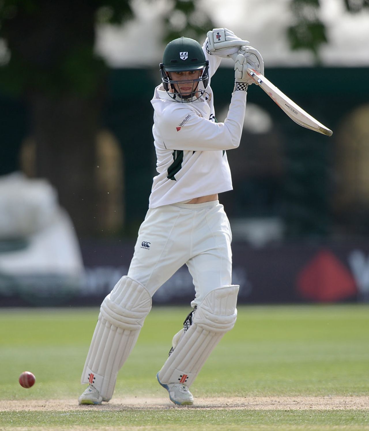 Ed Barnard provided solid support, Worcestershire v New Zealanders, Tour match, New Road, 3rd day, May 16, 2015