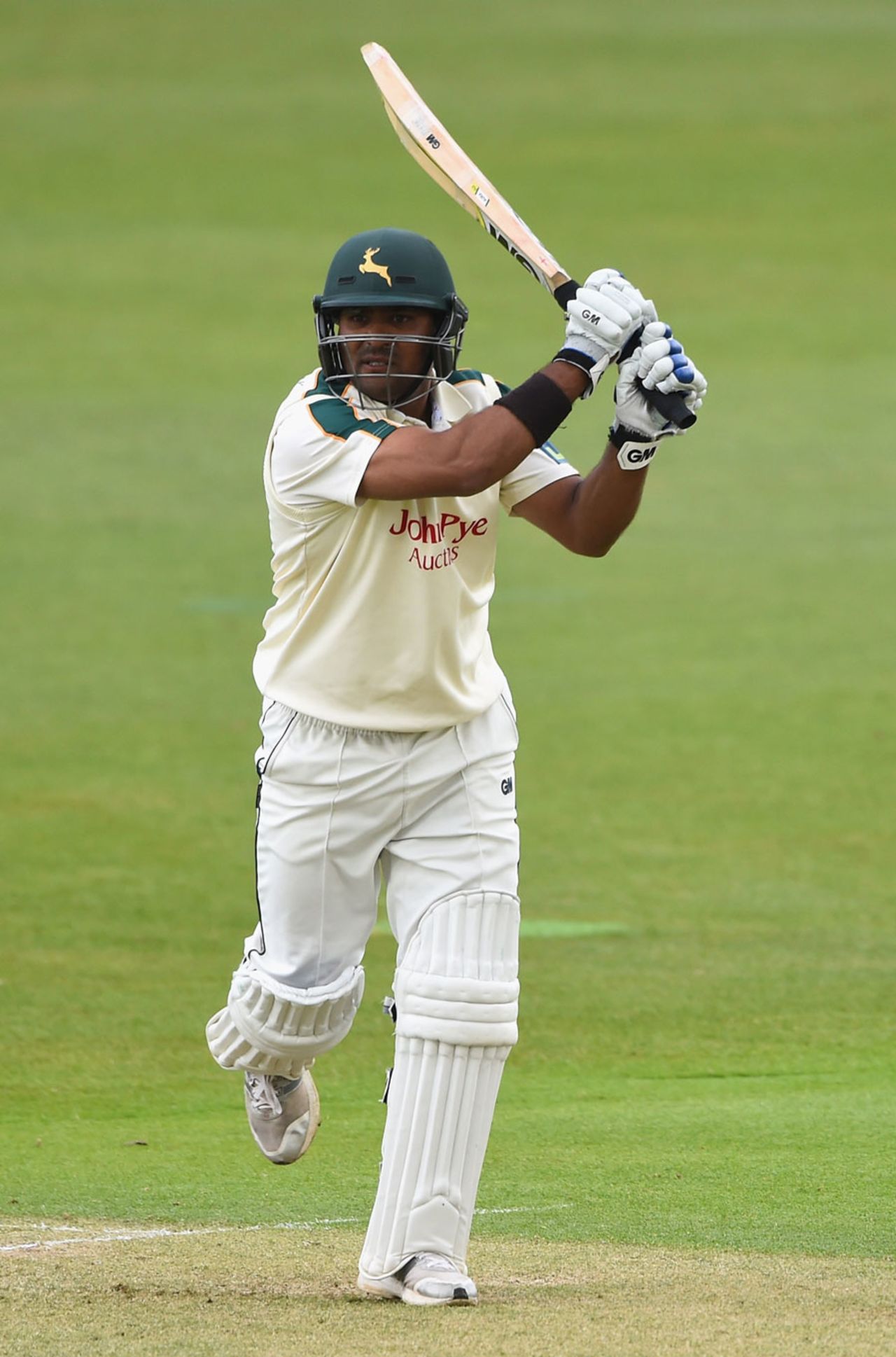 Samit Patel was last man out for 56, Nottinghamshire v Somerset, County Championship, Division One, Trent Bridge, 3rd day, May 19, 2015