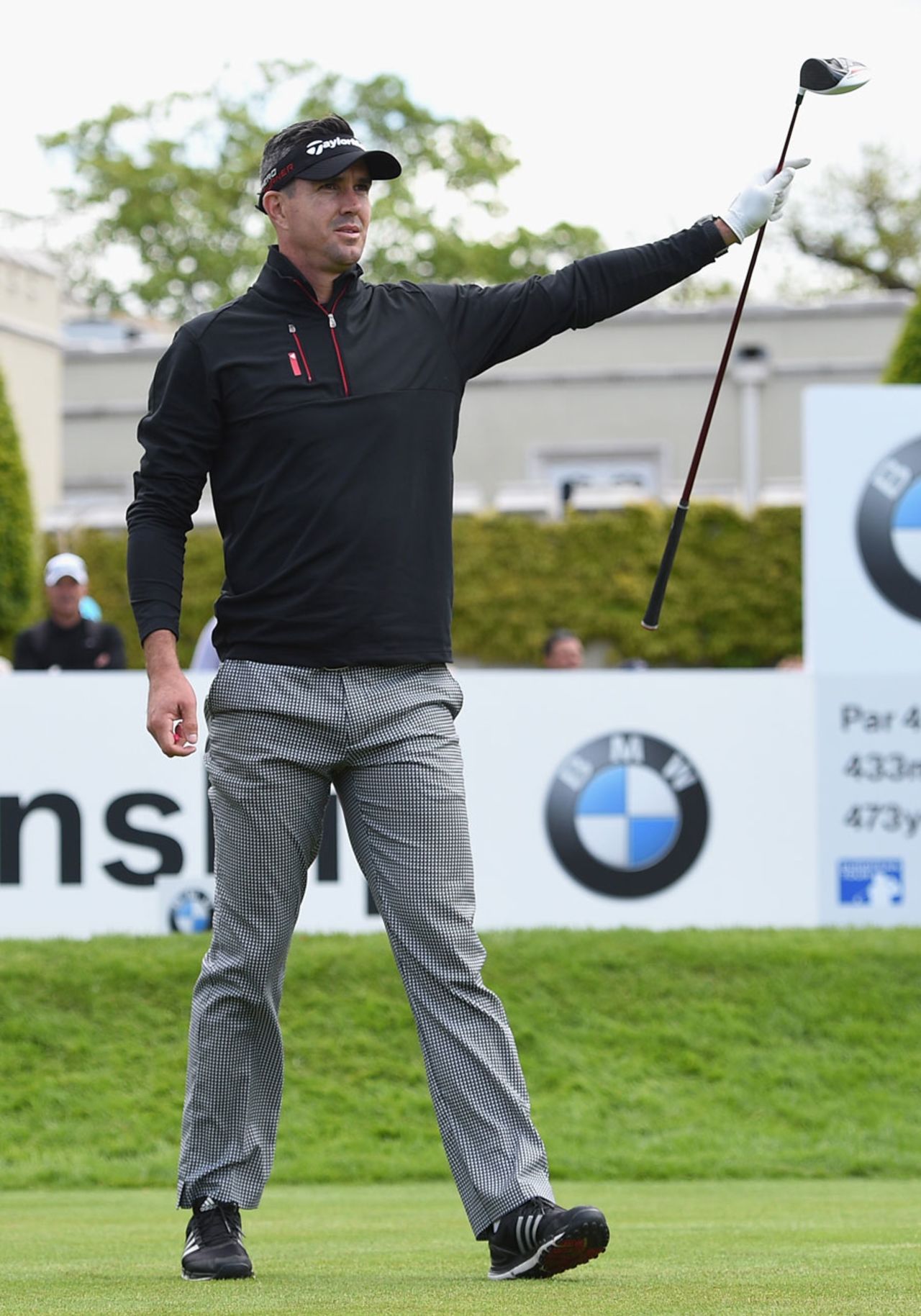 Kevin Pietersen takes part in a pro-am golf event, Wentworth, May 20, 2015