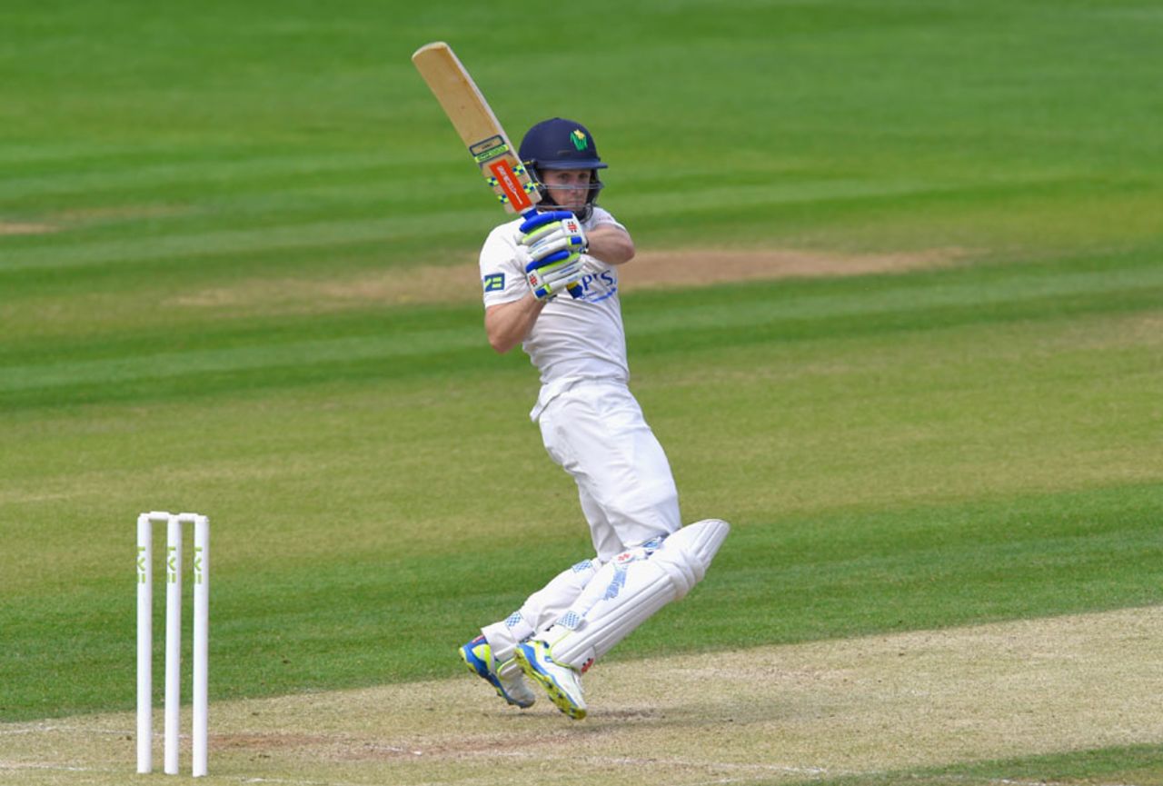 Mark Wallace struck 79 in the second innings, Glamorgan v Essex, County Championship, Division Two, Cardiff, 3rd day, May 20, 2015