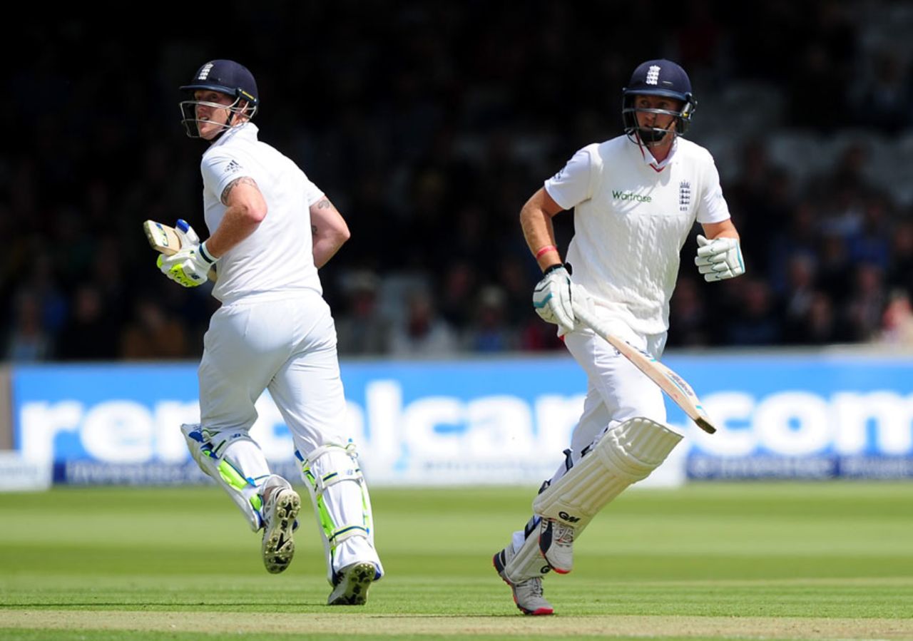 Ben Stokes and Joe Root put on 161 for the fifth wicket, England v New Zealand, 1st Investec Test, Lord's, 1st day, May 21, 2015