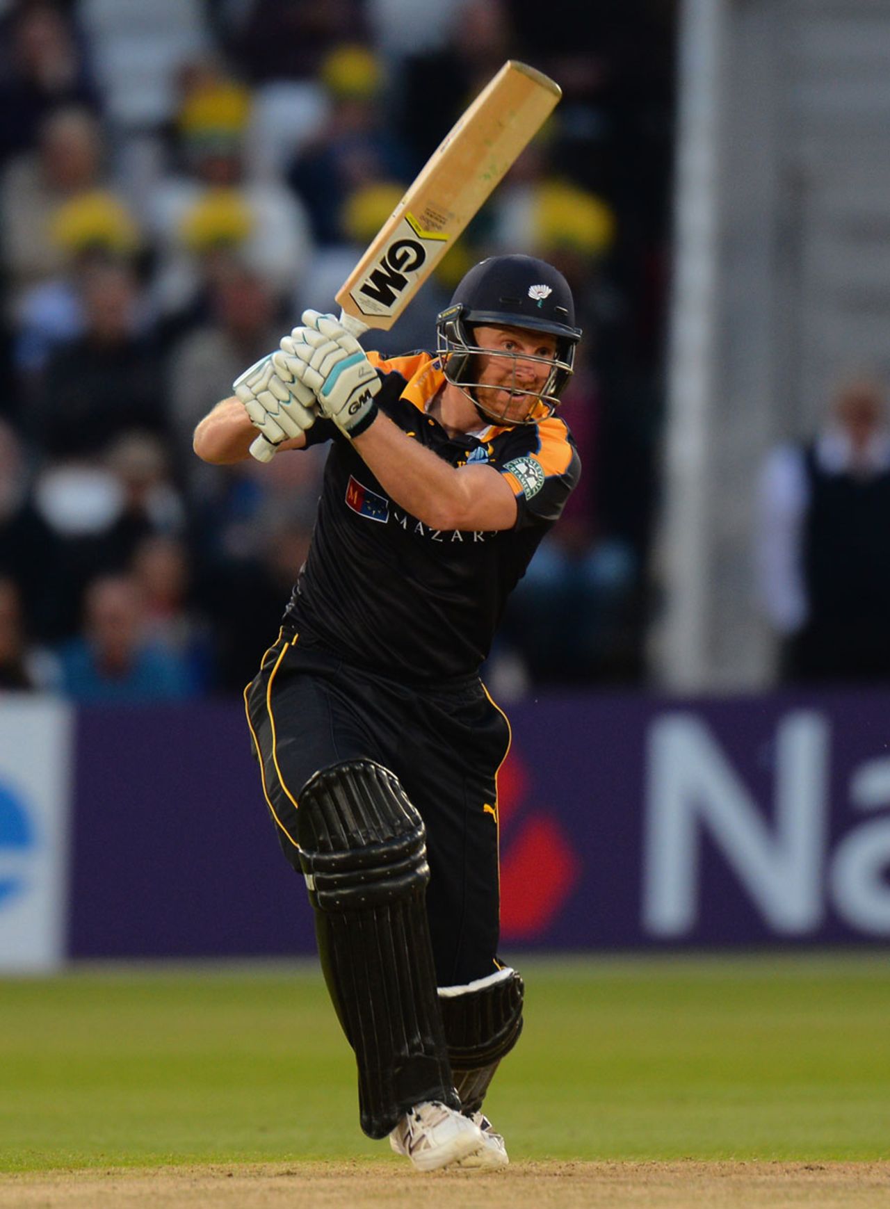 Andrew Gale made an unbeaten 68 off 55 balls, Nottinghamshire v Yorkshire, NatWest T20 Blast, North Group, Trent Bridge, May 22, 2015