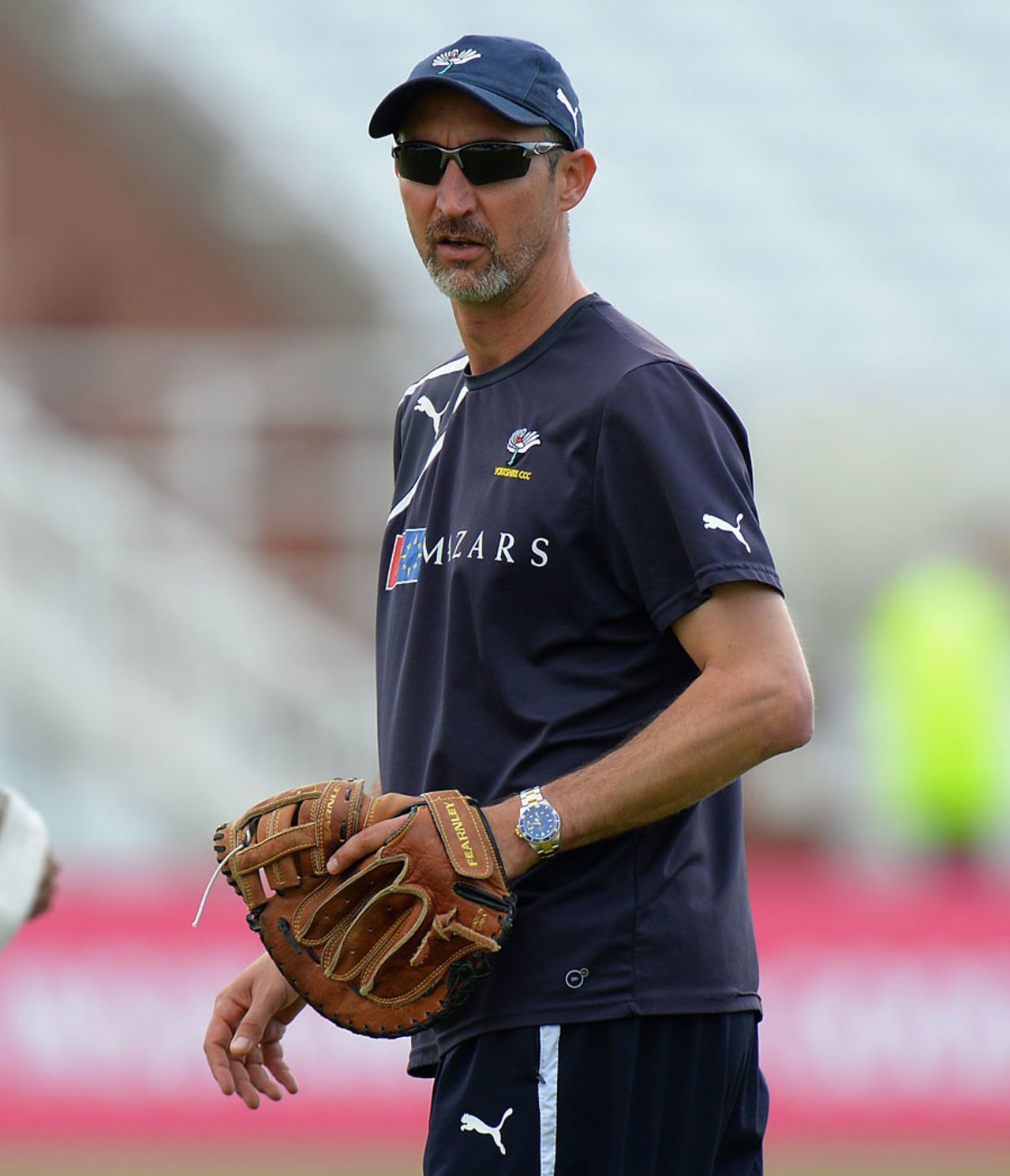 Jason Gillespie is the topic of many conversations, Nottinghamshire v Yorkshire, NatWest T20 Blast, North Group, Trent Bridge, May 22, 2015