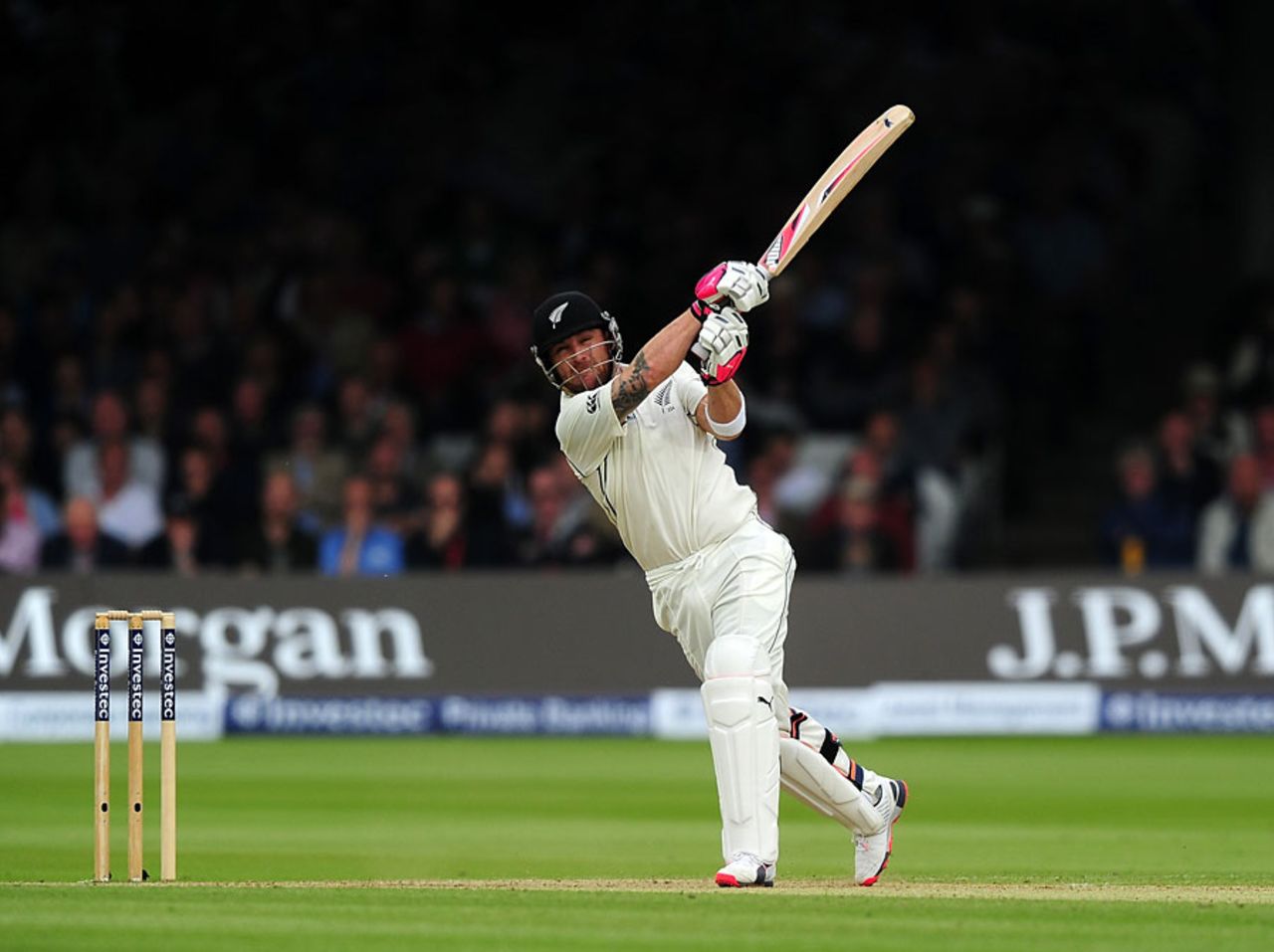 Brendon McCullum charges down the pitch, England v New Zealand, 1st Investec Test, Lord's, 3rd day, May 23, 2015