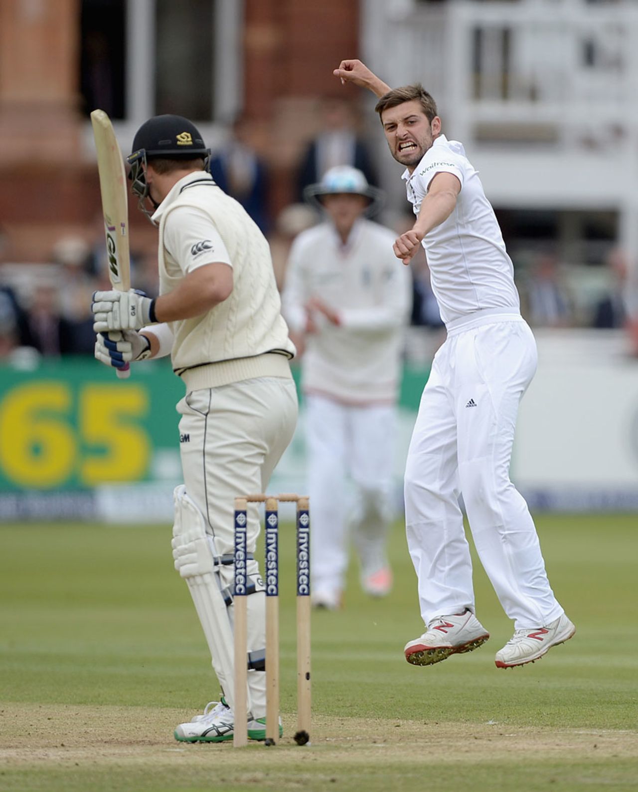 Mark Wood had Corey Anderson caught down the leg side, England v New Zealand, 1st Investec Test, Lord's, 3rd day, May 23, 2015