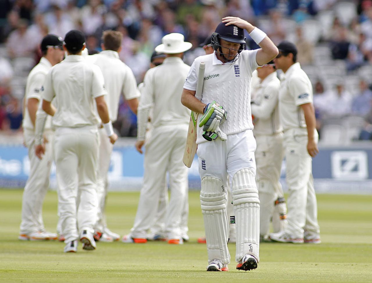 Ian Bell fell in the first over of the third day, England v New Zealand, 1st Investec Test, Lord's, 4th day, May 24, 2015
