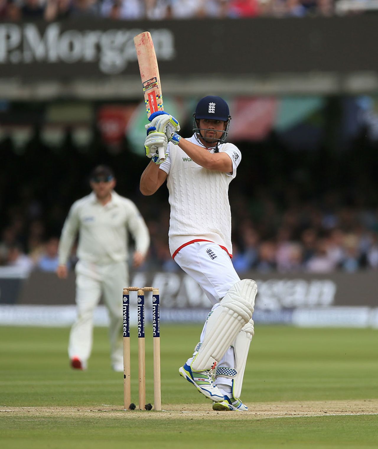 Alastair Cook moved to an assured half-century, England v New Zealand, 1st Investec Test, Lord's, 4th day, May 24, 2015