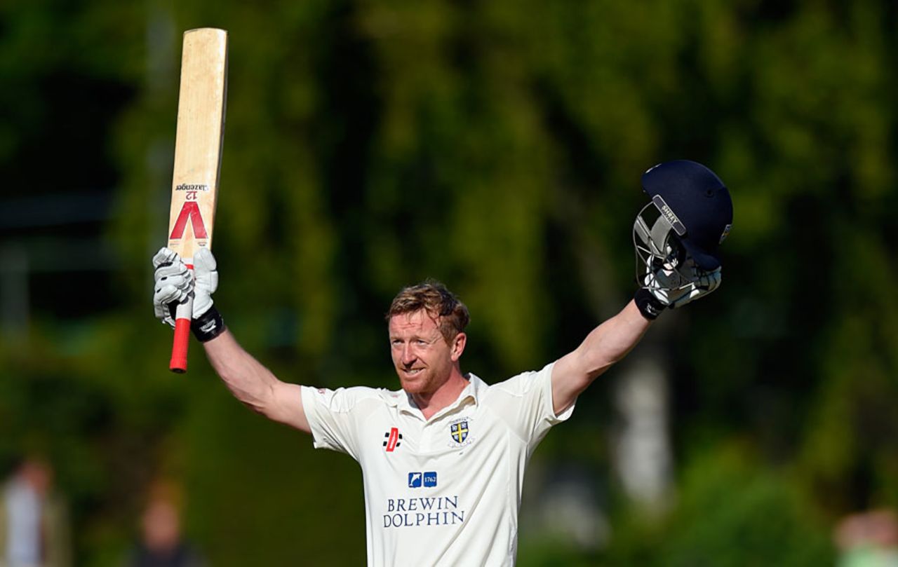 Paul Collingwood's hundred led Durham's chase, Worcestershire v Durham, County Championship, Division One, New Road, 3rd day, May 26, 2015
