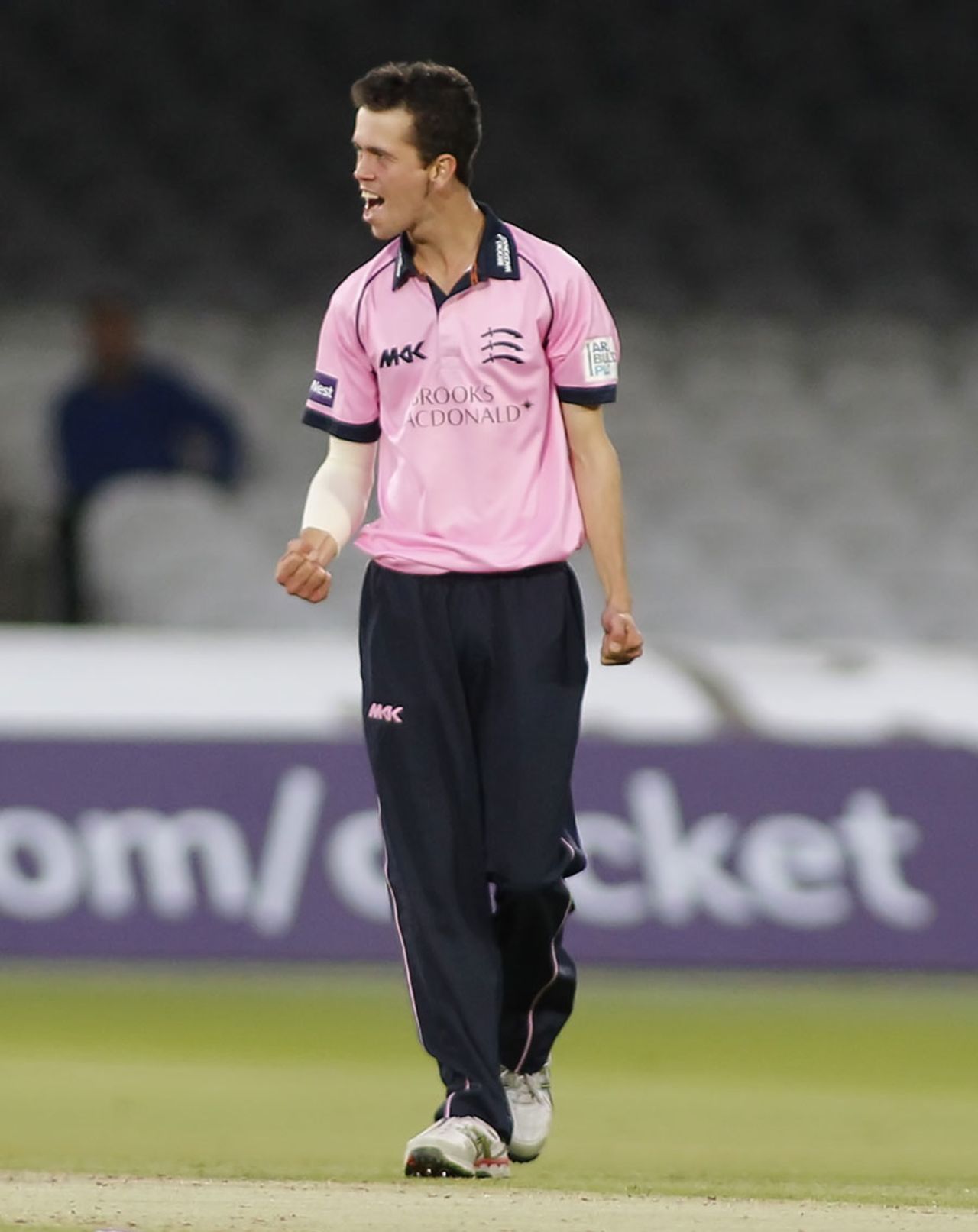 Nathan Sowter took 2 for 2 in four balls on debut, Leicestershire v Durham, NatWest T20 Blast, Grace Road, May 28, 2015