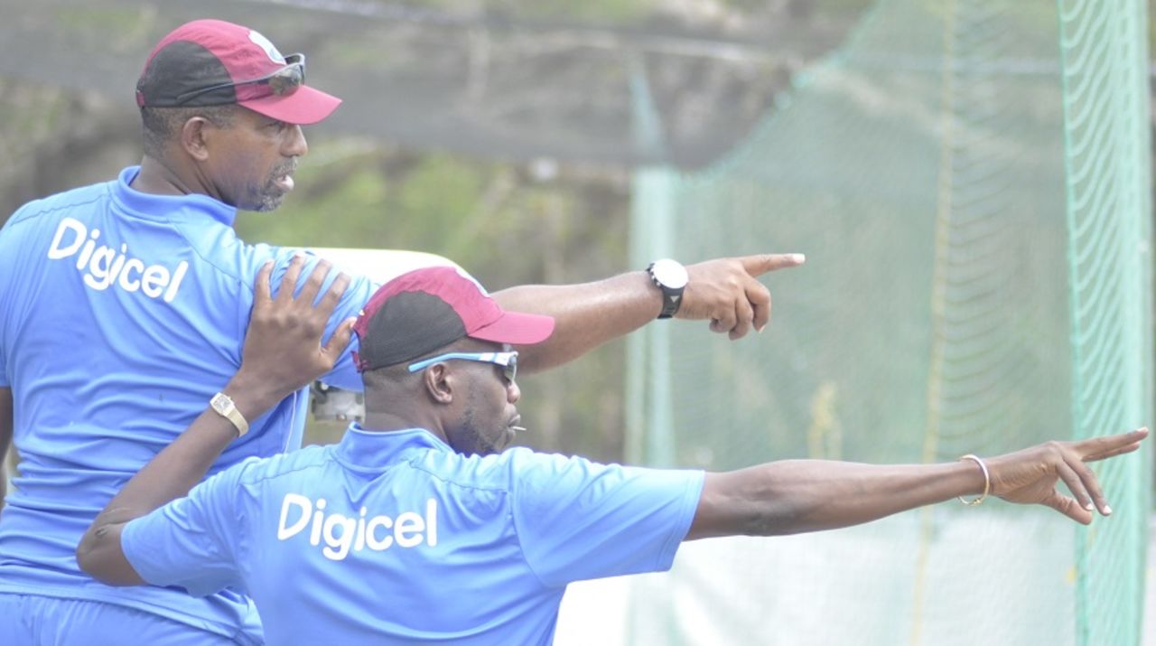 Phil Simmons and Curtly Ambrose plot West Indies' rise, Barbados, May 29, 2015