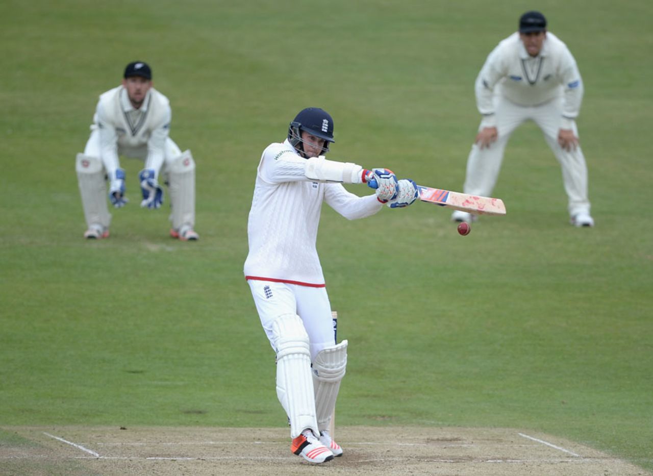 Stuart Broad carved his way to 46 off 39 balls, England v New Zealand, 2nd Investec Test, Headingley, 3rd day, May 31, 2015