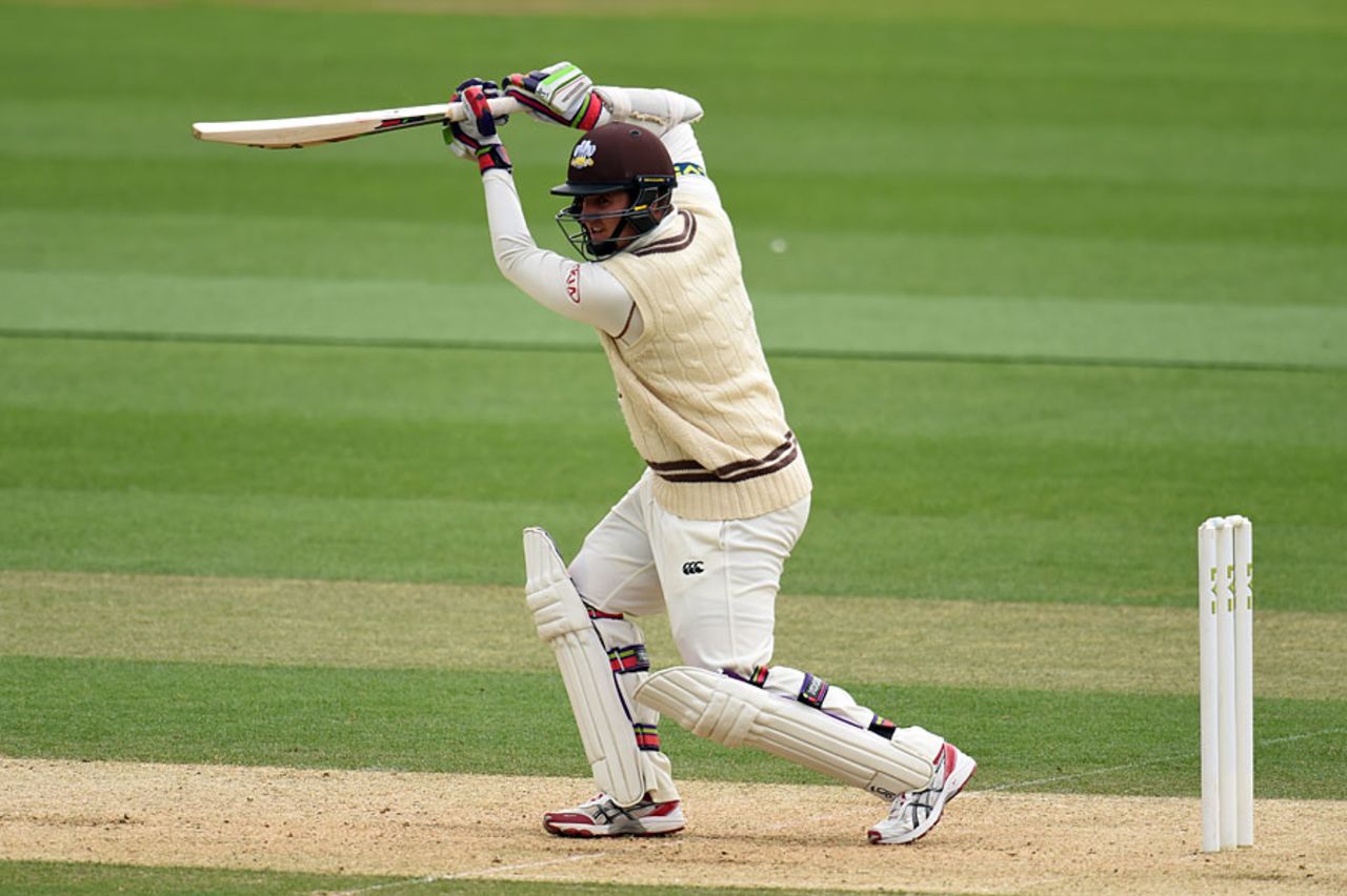 Steven Davies helped steady Surrey, Surrey v Lancashire, County Championship, Division Two, The Oval, 1st day, May 31, 2015