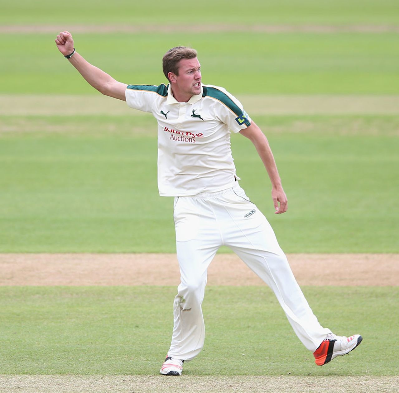 Jake Ball finished with a career-best 6 for 49, Nottinghamshire v Sussex, County Championship, Division One, Trent Bridge, 2nd day June 2, 2015