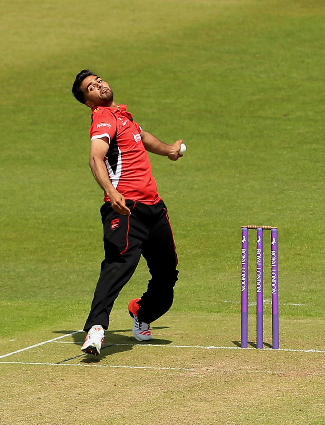 Atif Sheikh took 3 for 49, Leicestershire v New Zealanders, Tour match, Grace Road, June 6, 2015