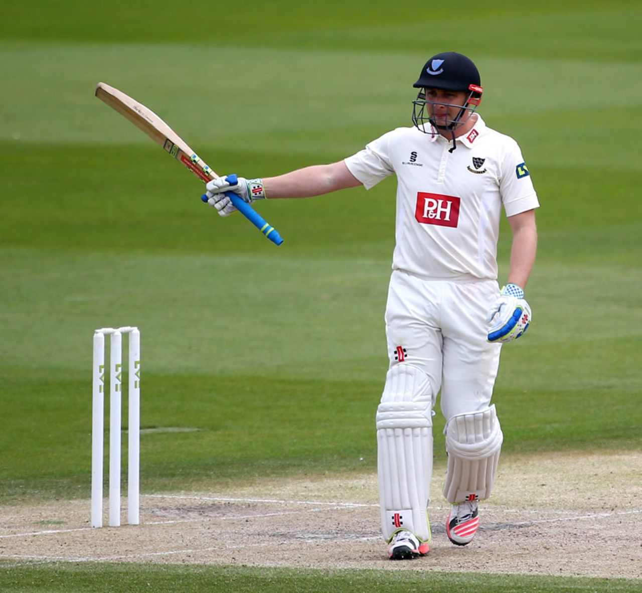 Luke Wright went on to make 84, Sussex v Hampshire, County Championship, Division One, Hove, 3rd day, June 9, 2015