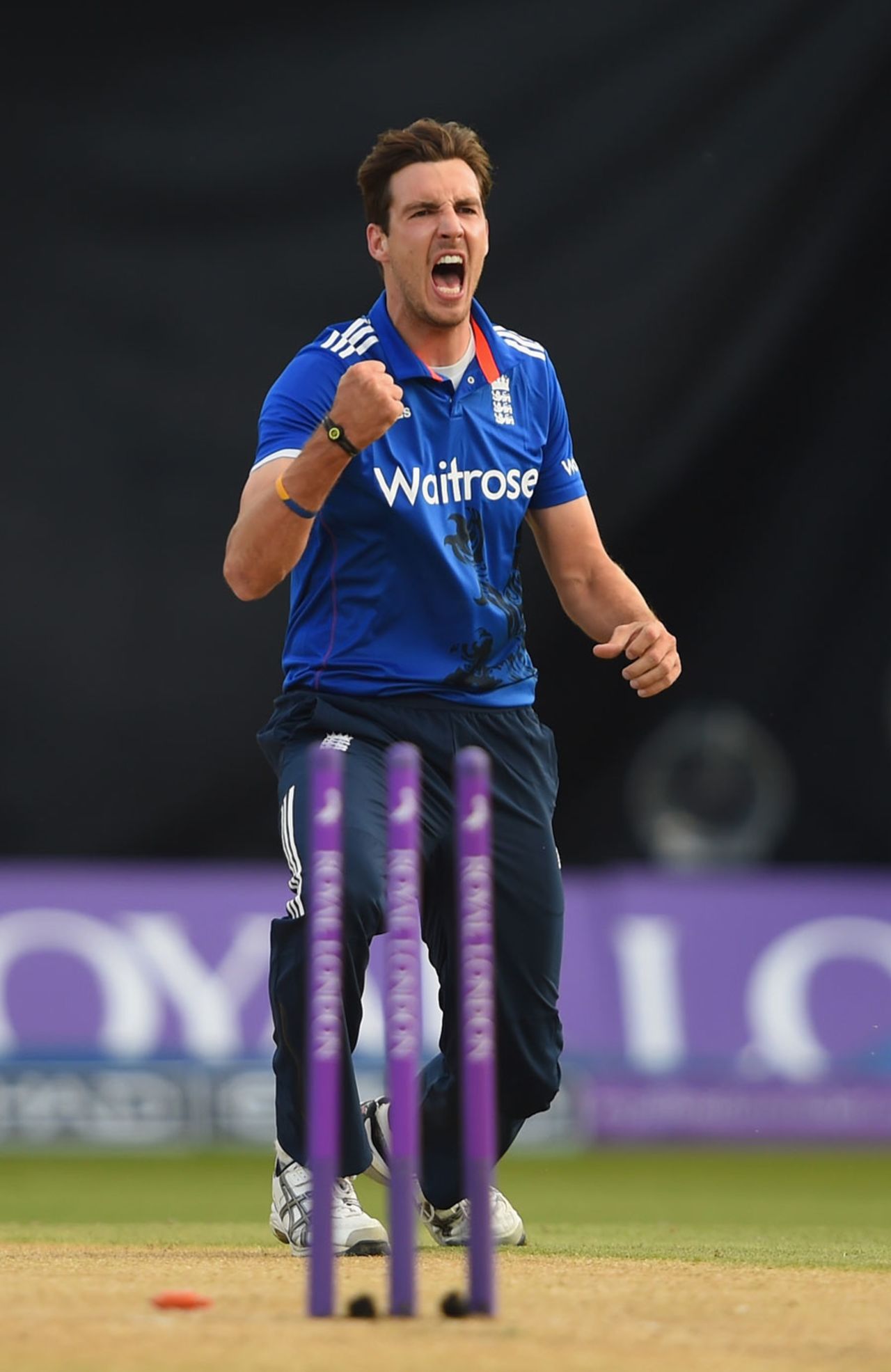 Steven Finn struck in his opening over, England v New Zealand, 1st ODI, Edgbaston, June 9, 2015